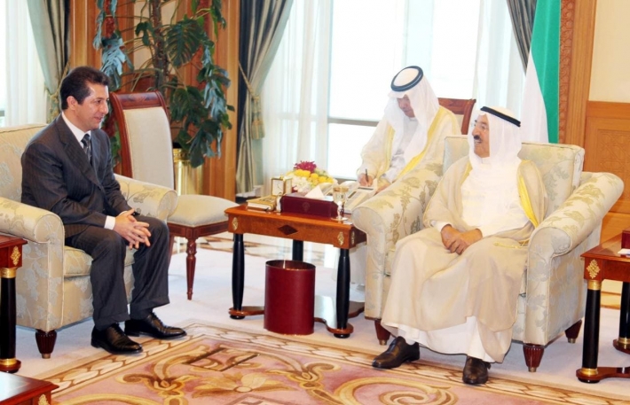 سەرۆکی حکوومەتی هەرێم سەرەخۆشی لە بنەماڵەی میری کوێت دەکات