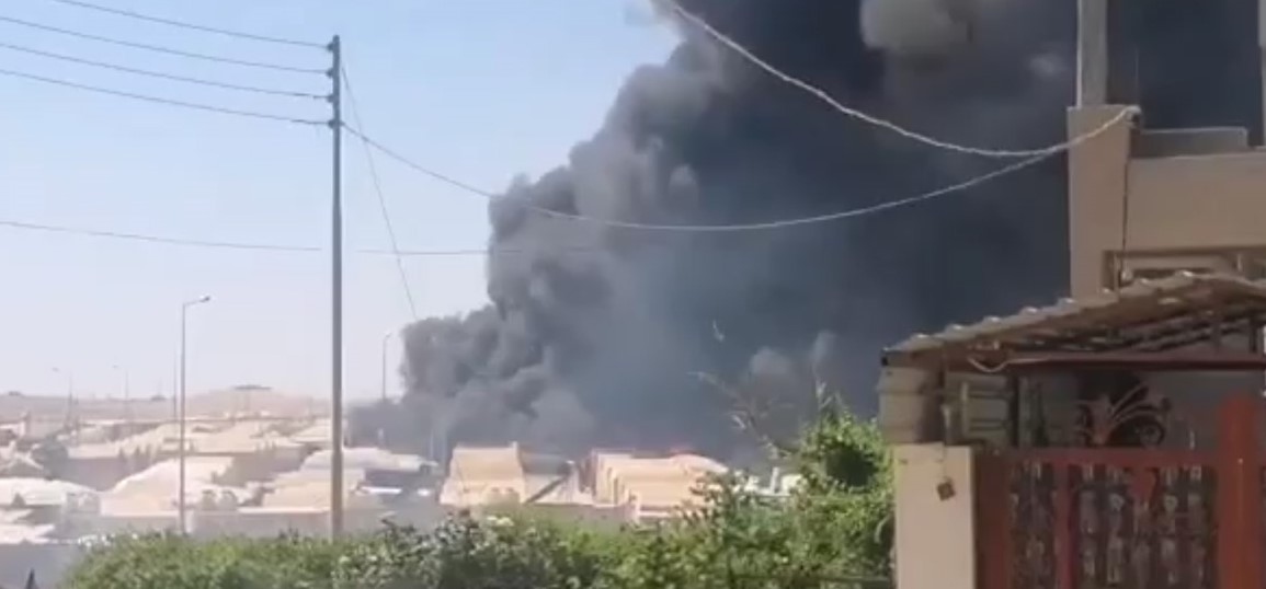 کەمپی شاریا ی ئاوارەکانی دهۆک ئاگری لێدەکەوێتەوە