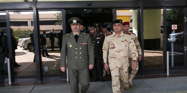 وه‌زیری به‌رگری ئێران، گه‌یشته‌ به‌غدا