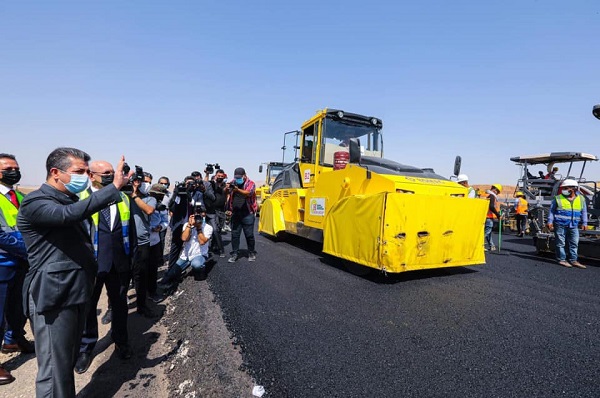 مەسروور بارزانی سەرۆکی حکوومەتی هەرێم پڕۆژەی جووتسایدی " هەولێر - دهۆک " ی بەسەر کردەوە