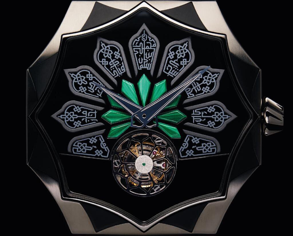 کاتژمێری دەستی ناوازەی بن سەلمان / دیزاینی ئیسلامی، درووستکراوی ووڵاتی سویسرا