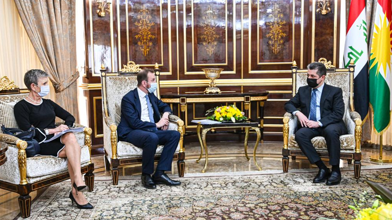 سەرۆکی حکومەتی هەرێمی کوردستان پێشوازی لە شاندێکی یەکێتیی ئەورووپا کرد