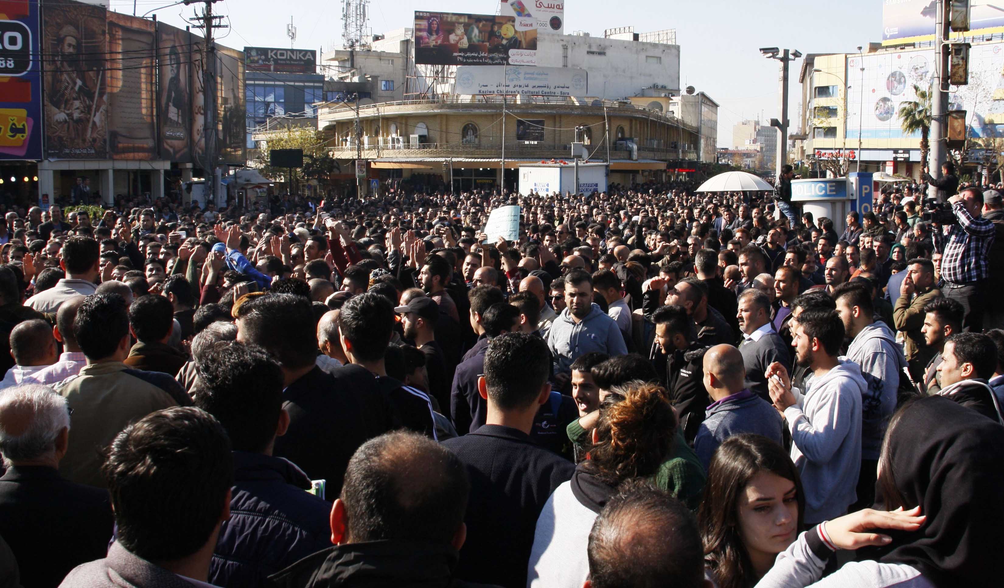 خۆپیشاندان لەشارەکانی هەرێم دەستیپێکردەوە