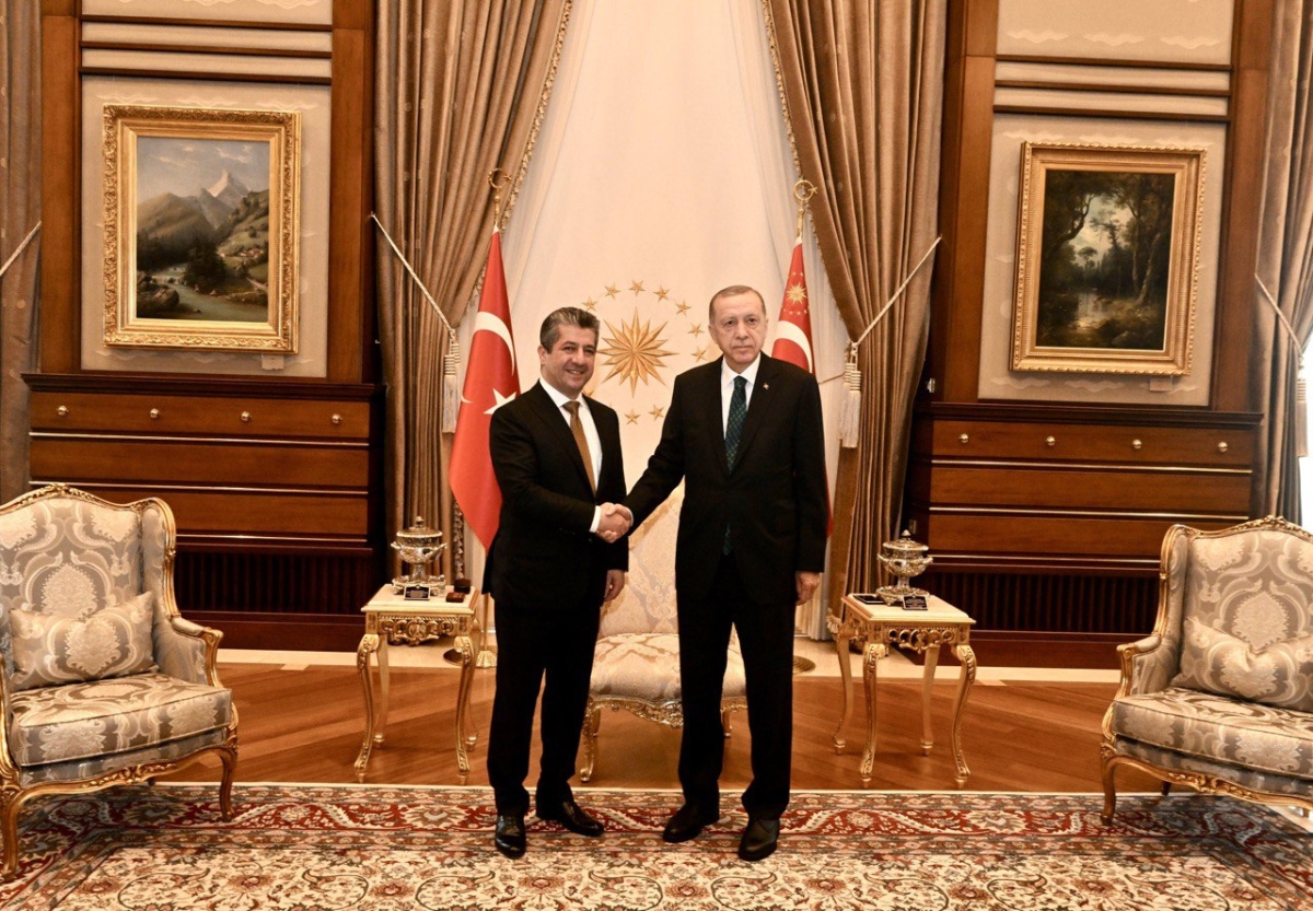 مەسرور بارزانی: لەگەڵ سەركۆماری توركیا گفتوگۆمان لەبارەی پەرەپێدانی پەیوەندییەکانی هەرێمی کوردستان و تورکیا كرد