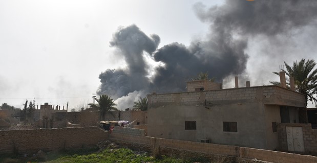 شەڕوپێکدادان لە باغووز بەردەوامە و شەڕڤانان شەش خاڵی سەربازی داعشیان کۆنتڕۆڵ کرد