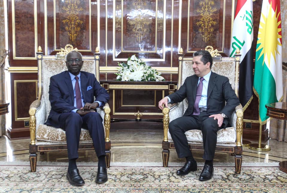 سەرۆکی حکومەتی هەرێمی کوردستان پێشوازی لە یاریدەدەری سکرتێری گشتی نەتەوە یەکگرتووەکان دەکات