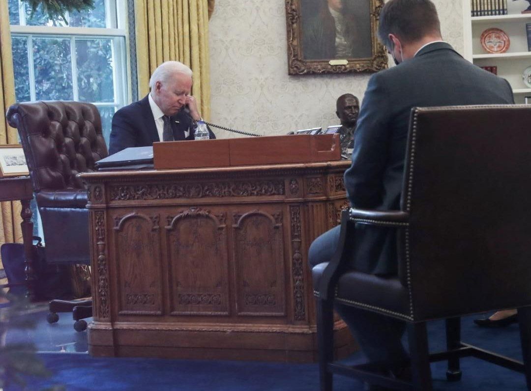 زلێنسکی دەبێتە هۆی تووڕە بوونی جۆ بایدن