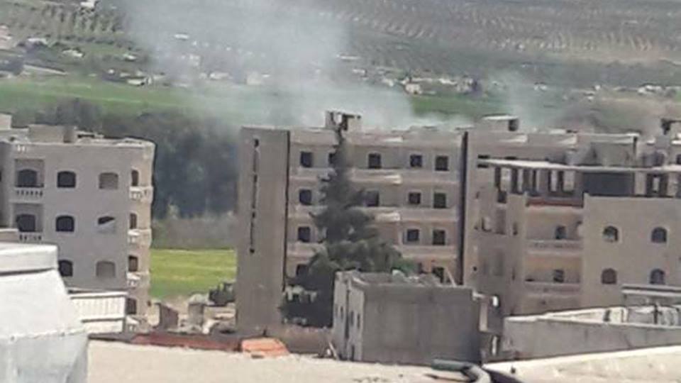 شەڕڤانان بارەگایەکی سوپای تورکیا لەعەفرین دەتەقێننەوە