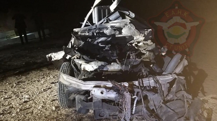 ئەو ئۆتۆمبێلەی کە مووشەکەکانی تێدا ئاراستەی هەولێر کرابوو دۆزرایەوە