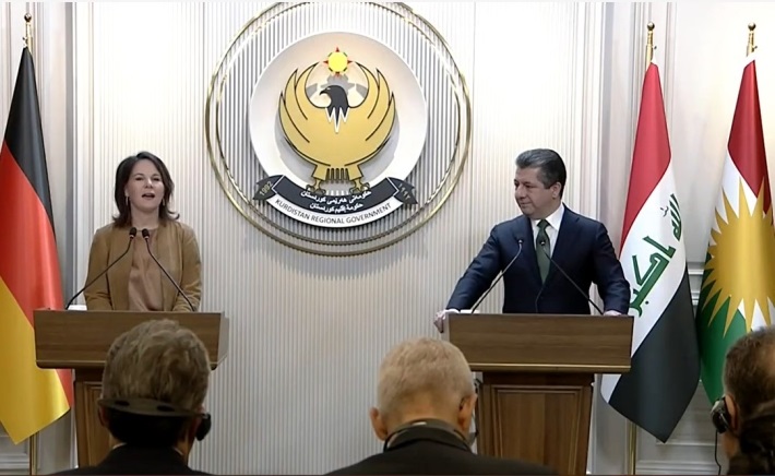 مەسروور بارزانی : هاوكاری و پشتیوانیكردنی ئاڵمانیا جێگای پێزانینی هەموو خەڵكی كوردستان بووە