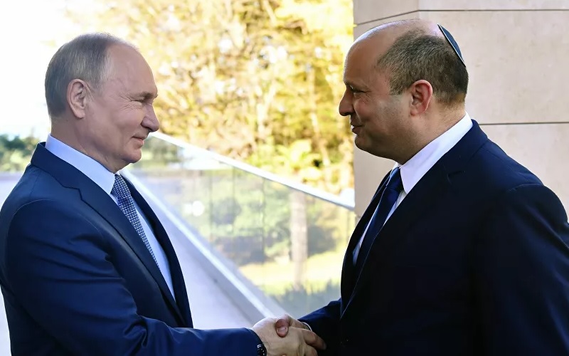 دیدار و چاوپێکەوتنی نەفتالی بێنت لەگەڵ پووتین لە سووچی بۆ پێداچوونەوە دەربارەی گۆڕانکارییەکانی سووریا و بەرنامە ئەتۆمییەکەی ئێران