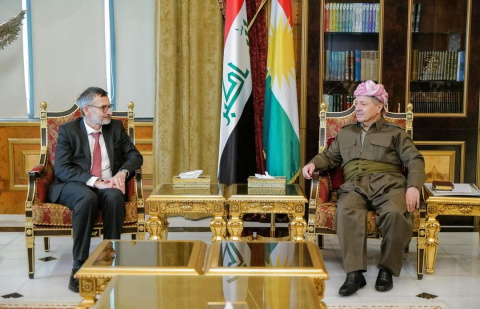 سەرۆك بارزانی پێشوازی لە سەرۆكی تیمی پێداچوونەوە بە ئەركی یوونامی لە عێراق کرد