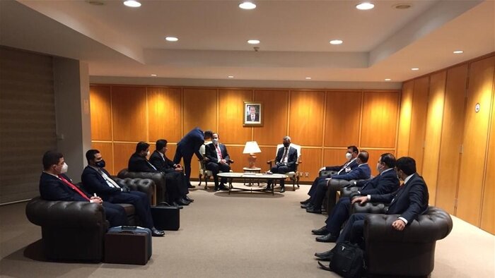 شاندێکی پلە باڵای حکوومەتی عێراقی لەگەڵ سەرۆک وەزیرانی لوبنان کۆبوونەوە