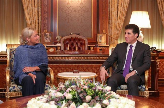 سه‌رۆك نێچیرڤان بارزانى له‌گه‌ڵ پلاسخارت كۆبووه‌وه‌