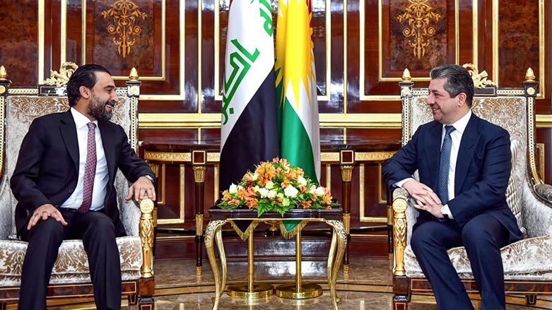 سەرۆکی حکومەت پێشوازی لە سەرۆکی ئەنجومەنی نوێنەرانی عێراق کرد