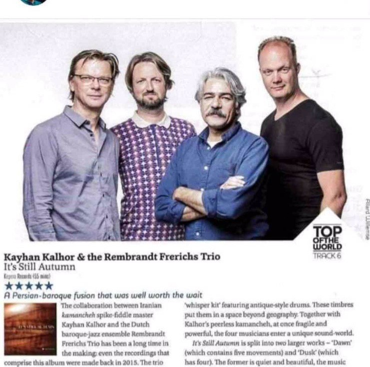 گەورە ژەنیاری کورد " کەیهان کەلهۆر " دەبێتە ٥ ئەستێرە