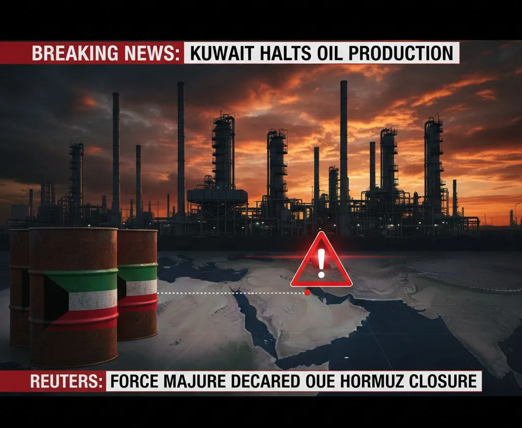 دامەزراوەی نەوتی کوەیت بە شێوەیەکی کاتی بڕی بەرهەمهێنانی نەوت کەم دەکاتەوە