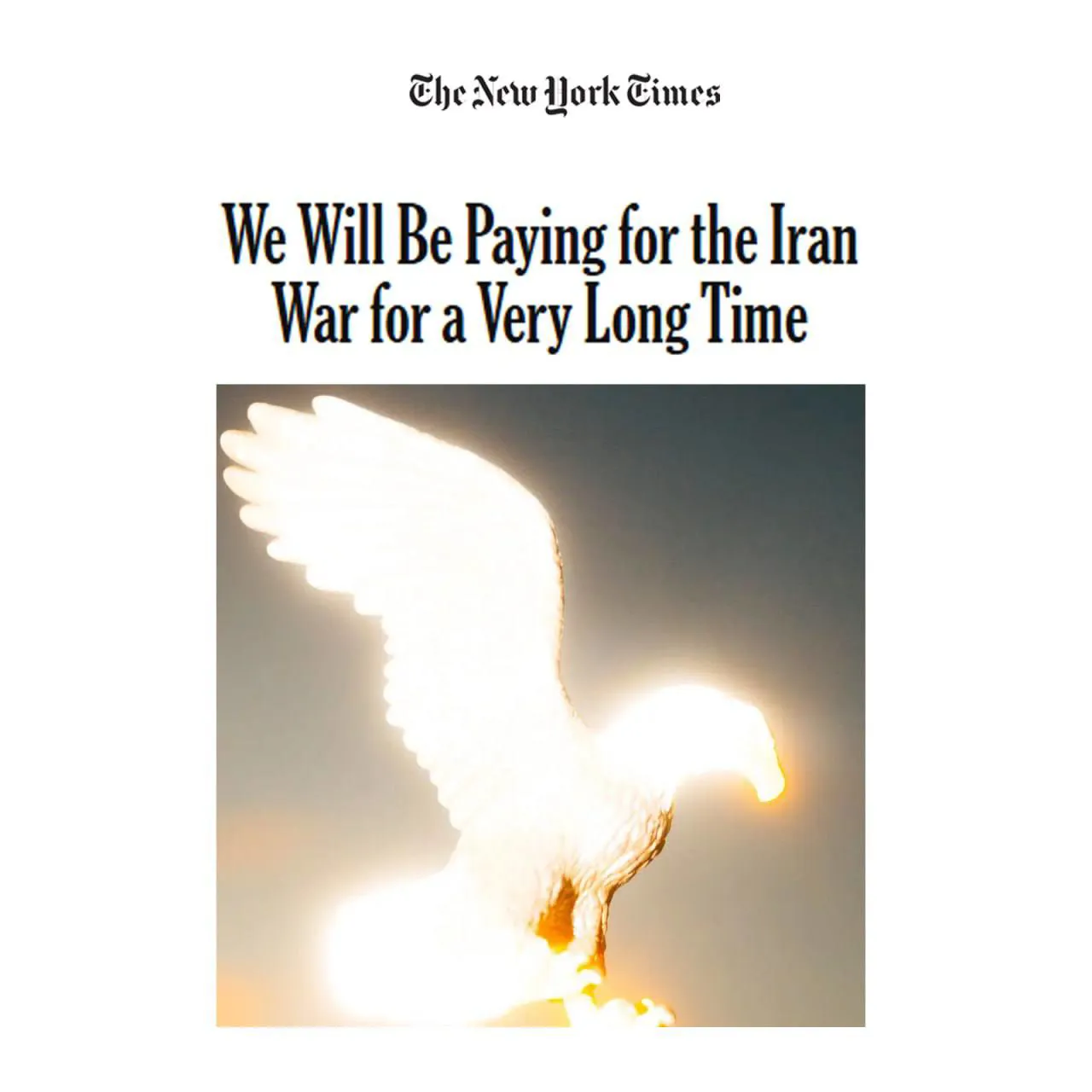 نیۆیۆرک تایمز : بۆ ماوەیەکی زۆر باجی قورسی شەڕ لەگەڵ ئێران دەدەین