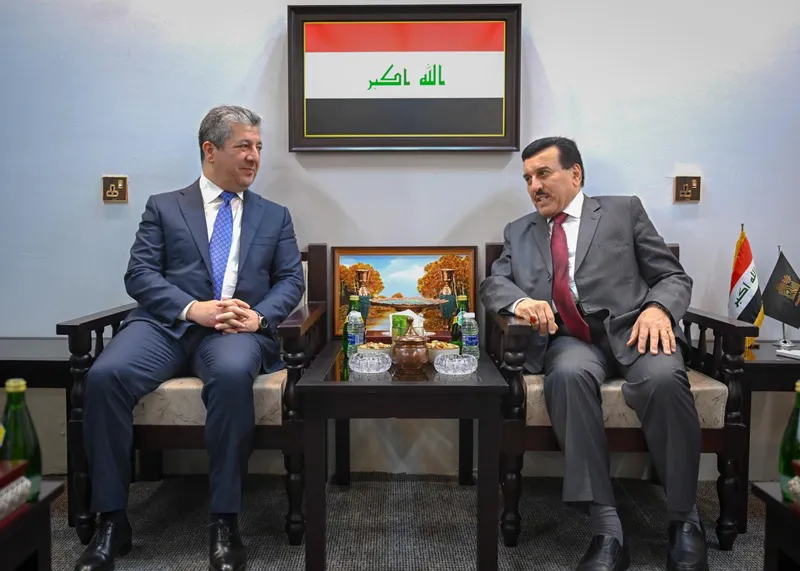 سەرۆکی حکوومەتی ھەرێمی کوردستان لەگەڵ سەرۆکی هاوپەیمانی تەسمیم کۆبووەوە