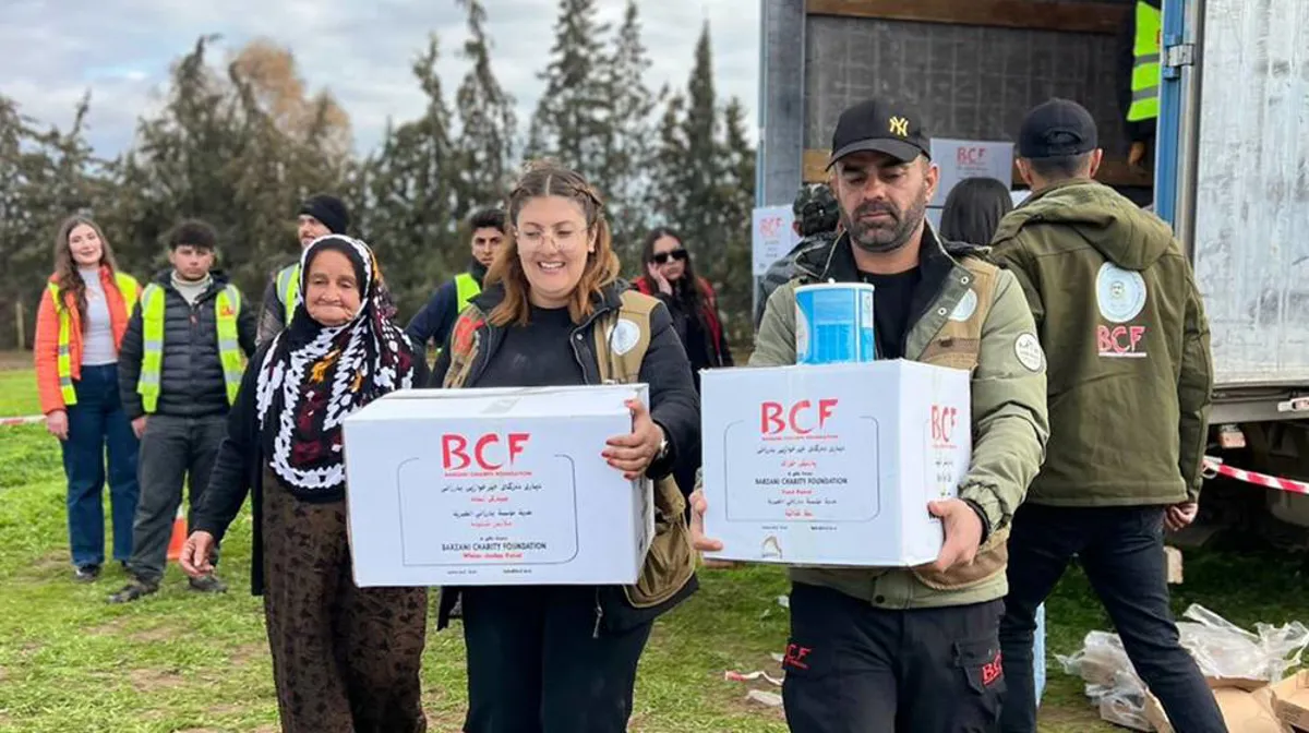 BCFê li Qamişlo alîkarî gihand 950 malbatan