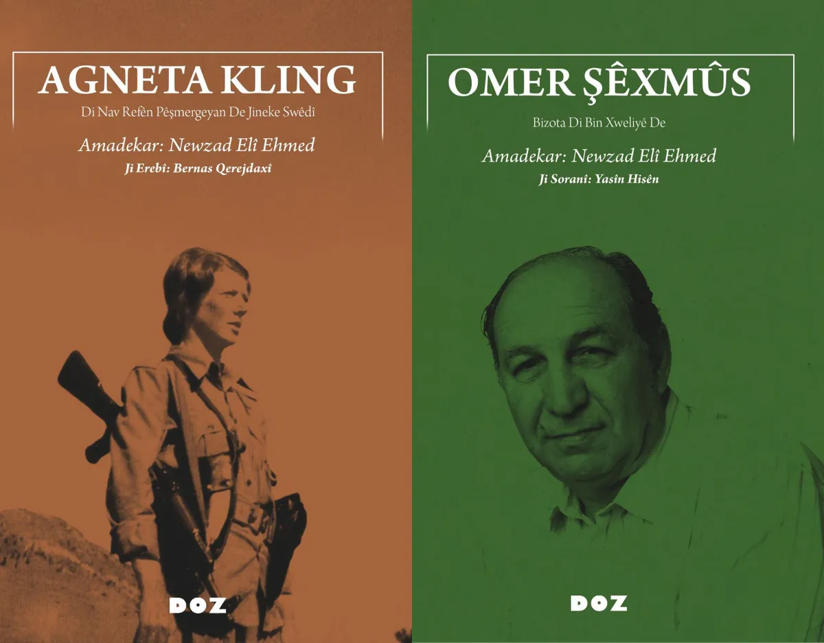Du şahidên dîrokê bi Kurmancî dipeyîvin: Berhemên li ser Agneta Kling û Omer Şêxmûs çap bûn