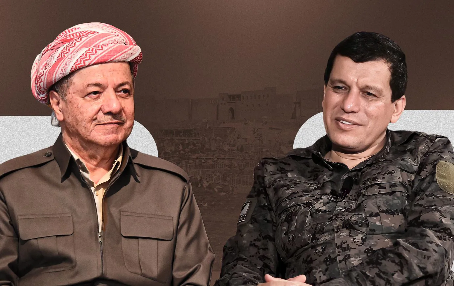 Mazlum Abdi, Mesud Barzani ve Mesrur Barzani ile görüştü