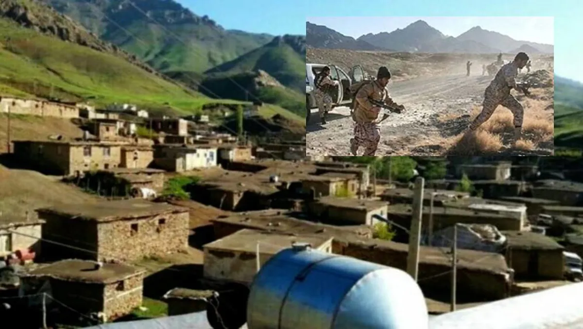 Pasdarên Îranê ji gundekî Merîwanê hatin derxistin