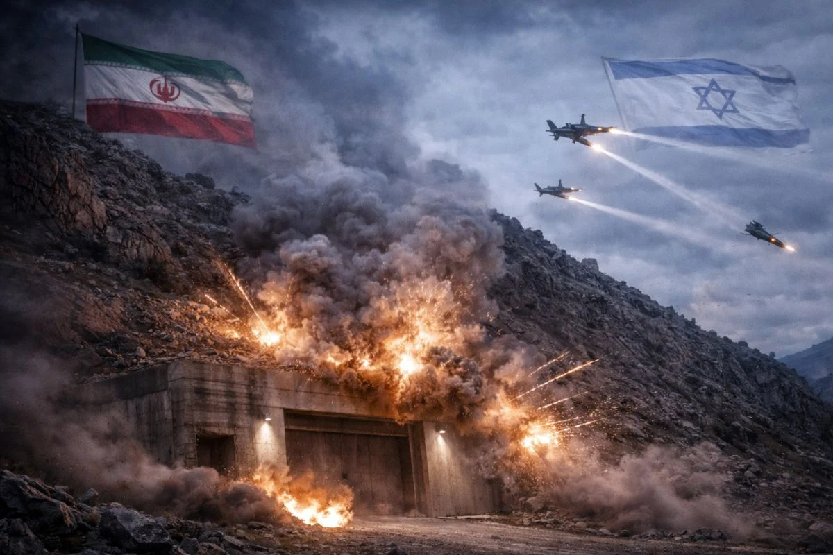 Îsraîlê bi 50 balafiran li baregeha ji bo Hamaney amade kiribûn xist