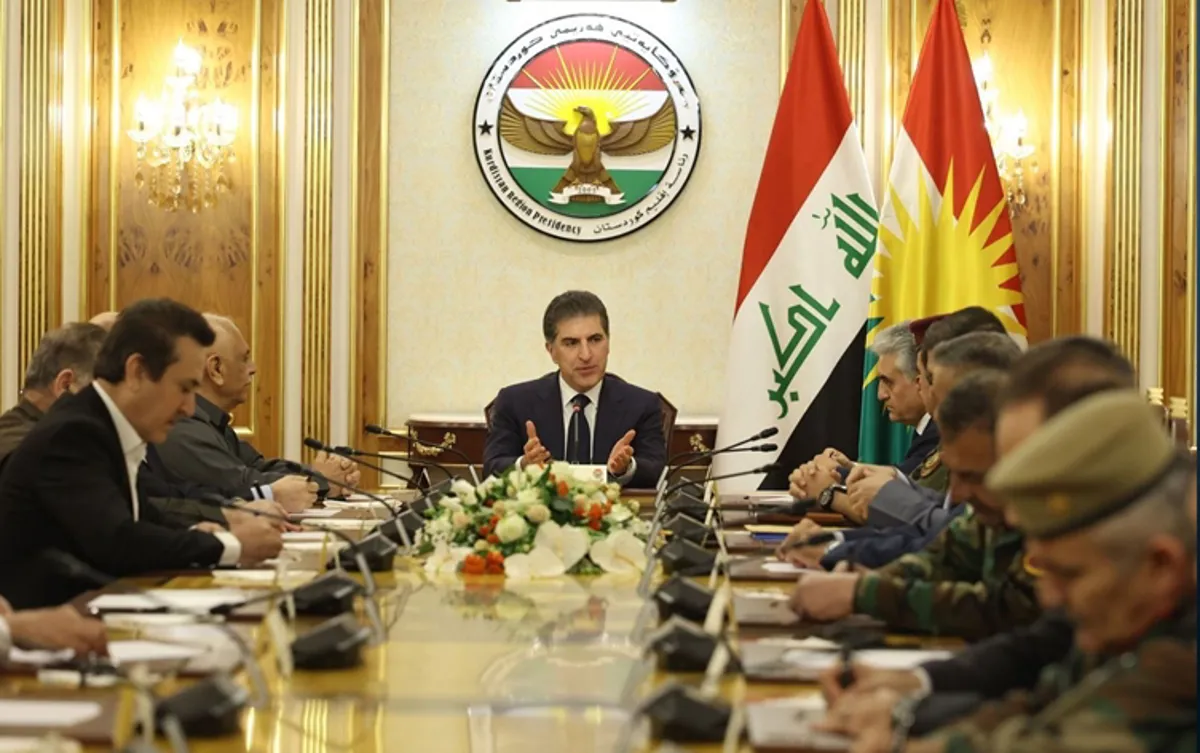 Nêçîrvan Barzanî: Parastina Kurdistanê di rêza yekem de ye