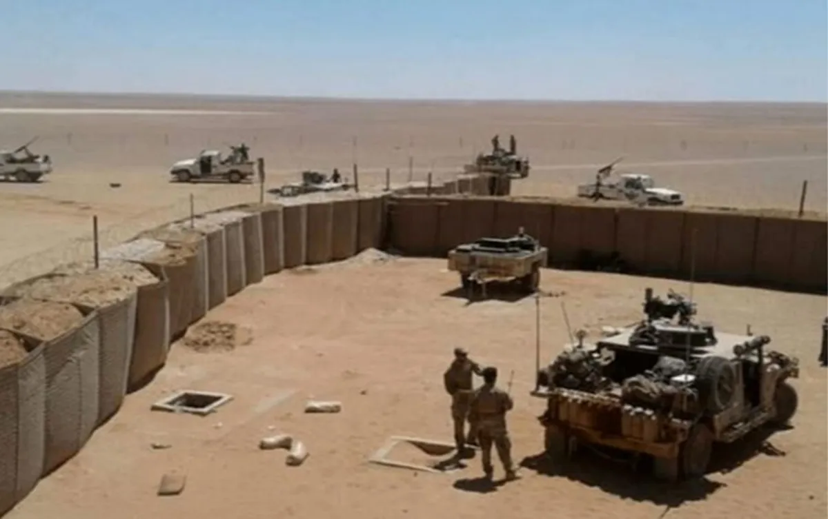 Êrîşê baregeha Sûriyê ya Tenefê ya ser sînorê Iraqê kirin