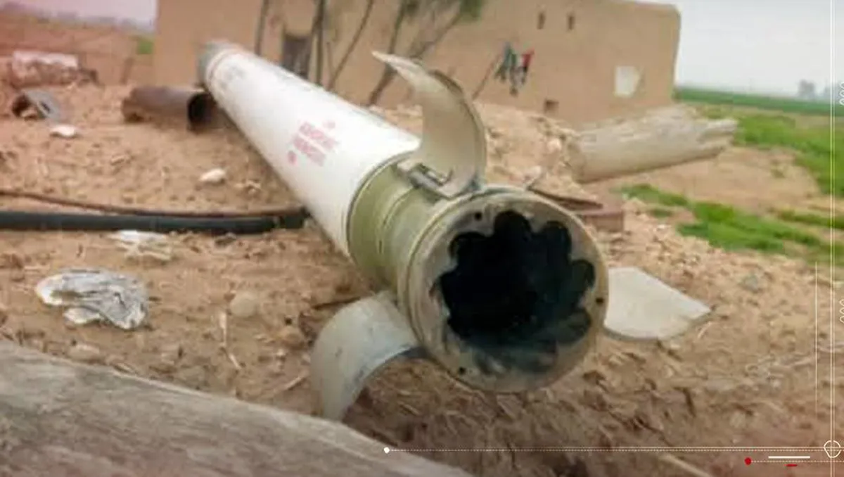 Li başûrê Hesekê parçeyên moşeka Îranî ketin xwarê