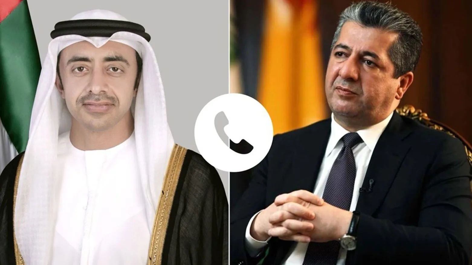 Mesrur Barzani ve BAE Dışişleri Bakanı telefonda görüştü