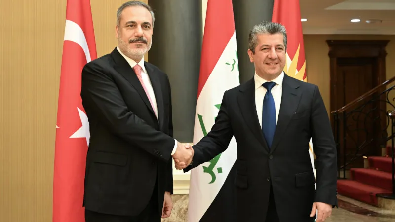 Mesrûr Barzanî û Hakan Fîdan şerê Îranê gotûbêj kirin