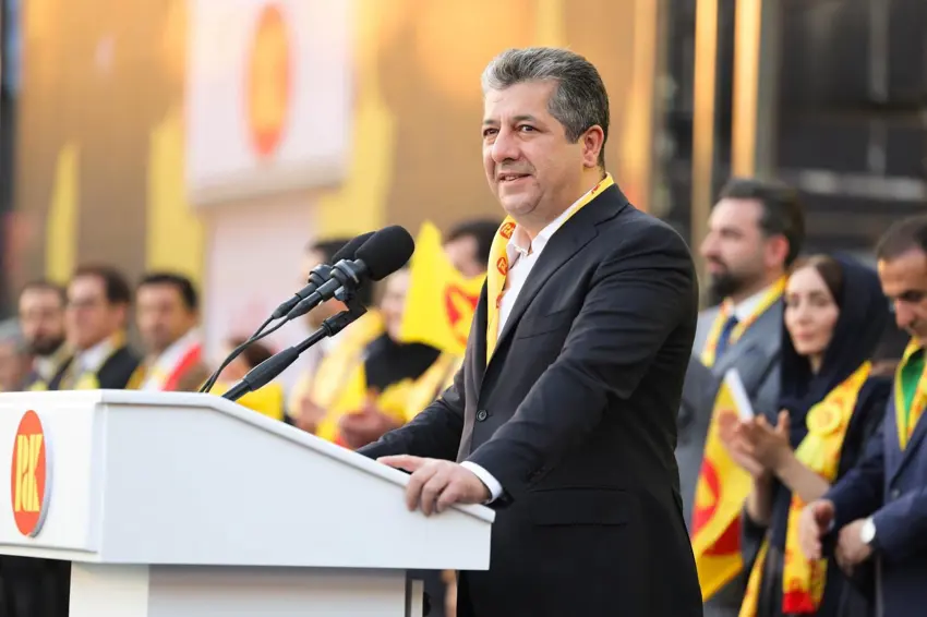 Barzani'den Raperin mesajı: Birlik en büyük sermayemizdir