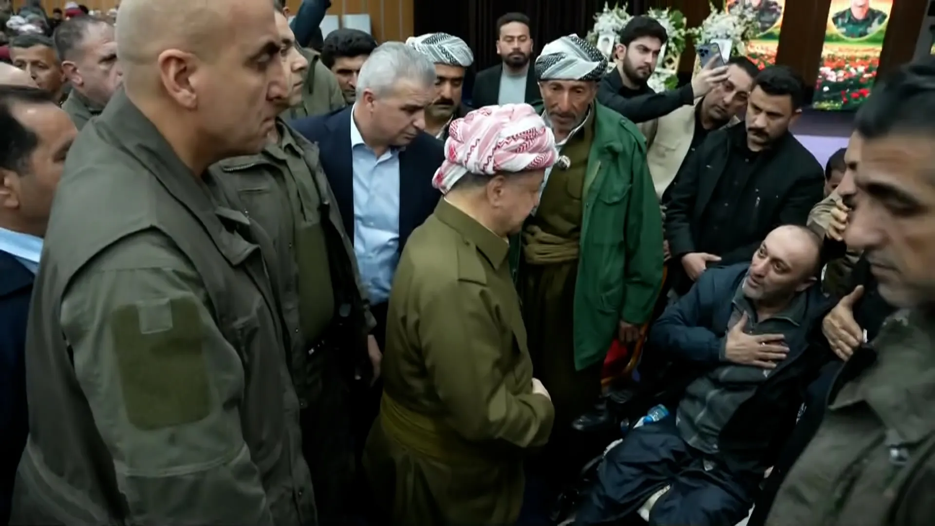 Başkan Mesud Barzani, şehit 6 Peşmerge’nin taziyesine katıldı