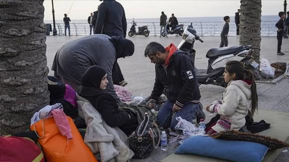 Hejmara kesên ku ji Lubnanê hatine koçberkirin nîv milyon derbas kir