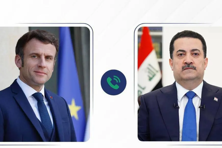 Macron ji Sûdanî re: Fransa piştgiriya aramî û serweriya Iraqê dike