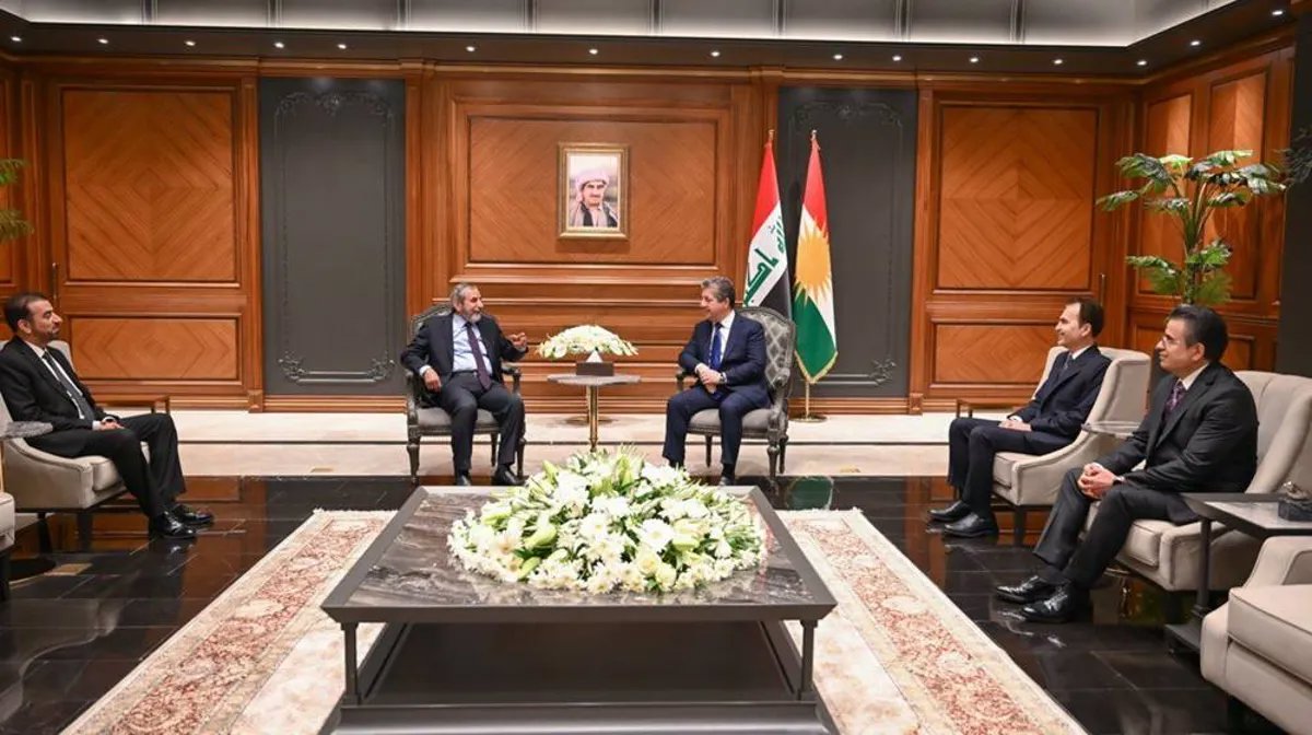 سەرۆكی حکوومەت پێشوازی لە ئەمینداری گشتی یەكگرتووی ئیسلامی کرد