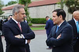 Wezîr Hakan Fidan, bi Rubio re axifî