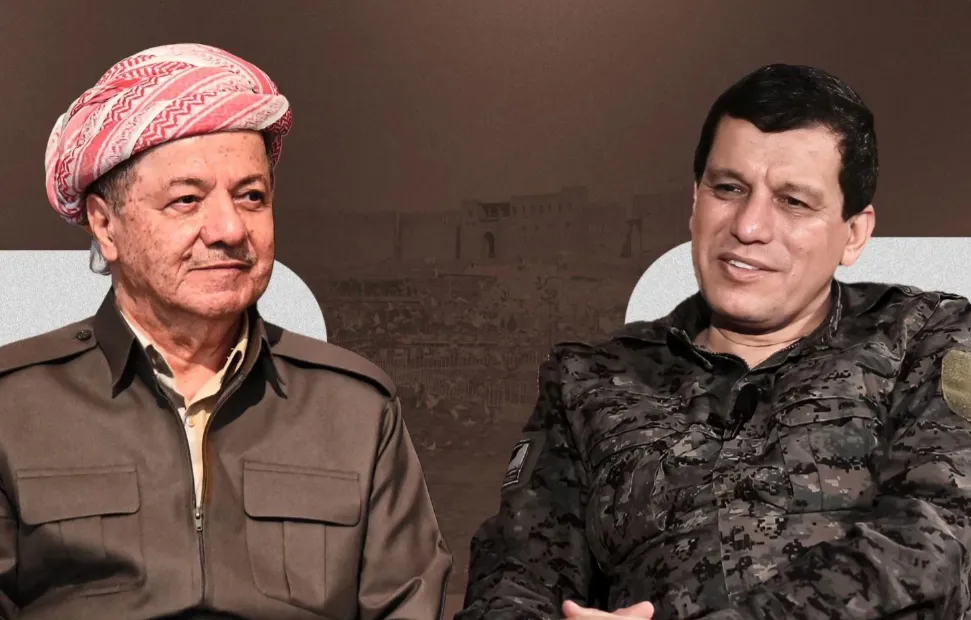 Serok Barzanî û Mesrûr Barzanî bi Mazlûm Ebdî re axivîn