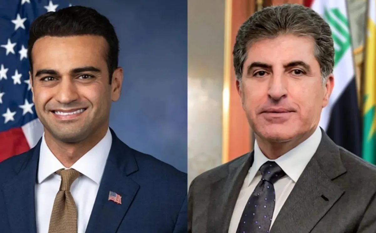 Nêçîrvan Barzanî bi Endamê Kongresa Amerîkî Hemede re axivî