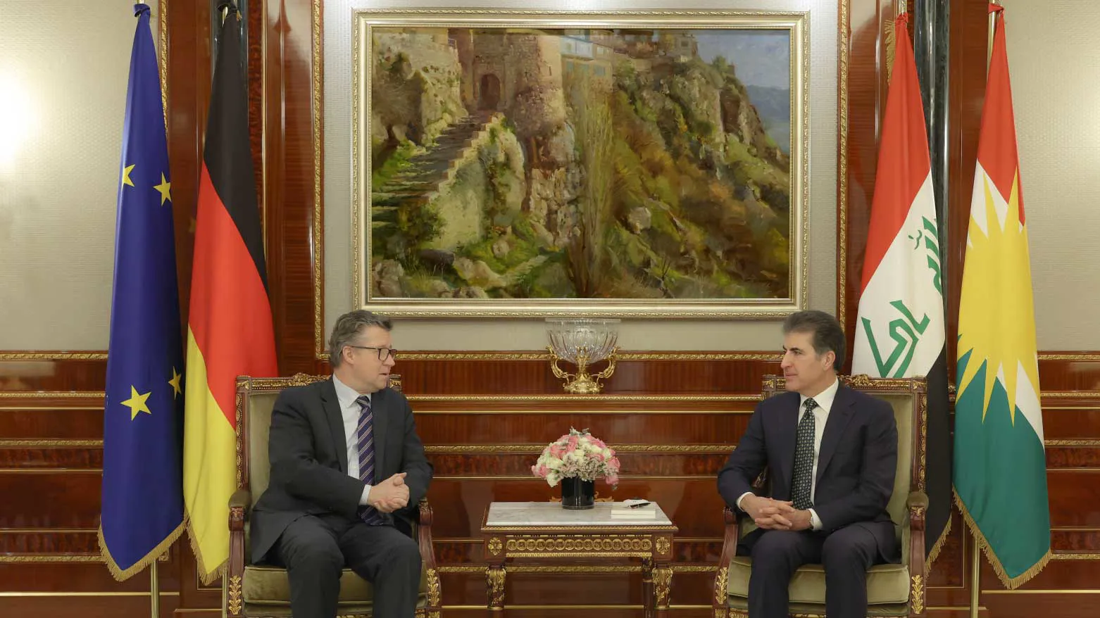 Almanya'dan Neçirvan Barzani'ye destek telefonu