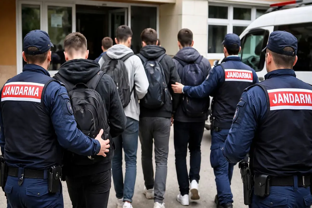 Li Îzmîrê bi sedema amadekariya êrîşa ser dibistanê 8 xwendevan xistin bin çav