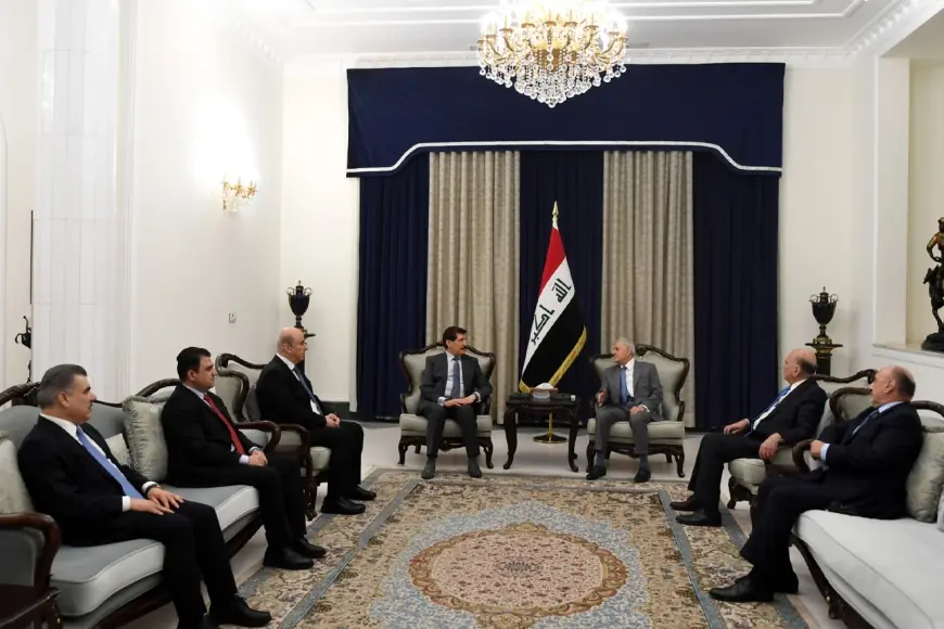 KDP heyeti, Bağdat'ta Irak Cumhurbaşkanı ile görüştü