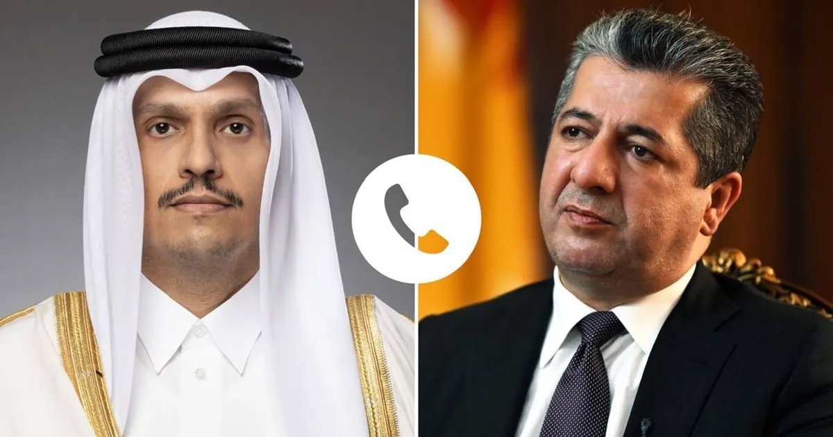 سەرۆکی حکوومەت و سەرۆکوەزیرانی قەتەر دۆخی هەرێمی کوردستان و عێراق و ناوچەکەیان تاوتوێ کرد