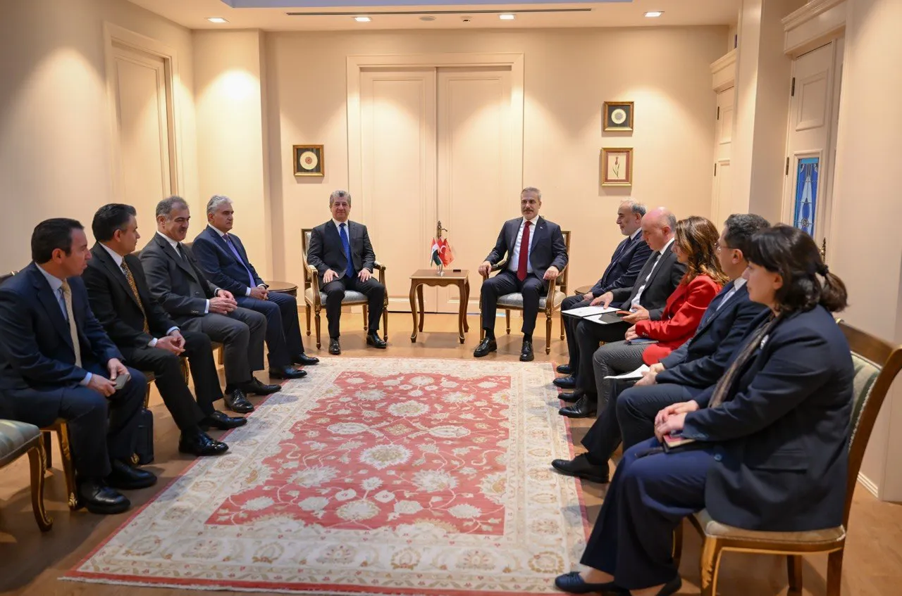 Mesrur Barzani, Hakan Fidan ile görüştü
