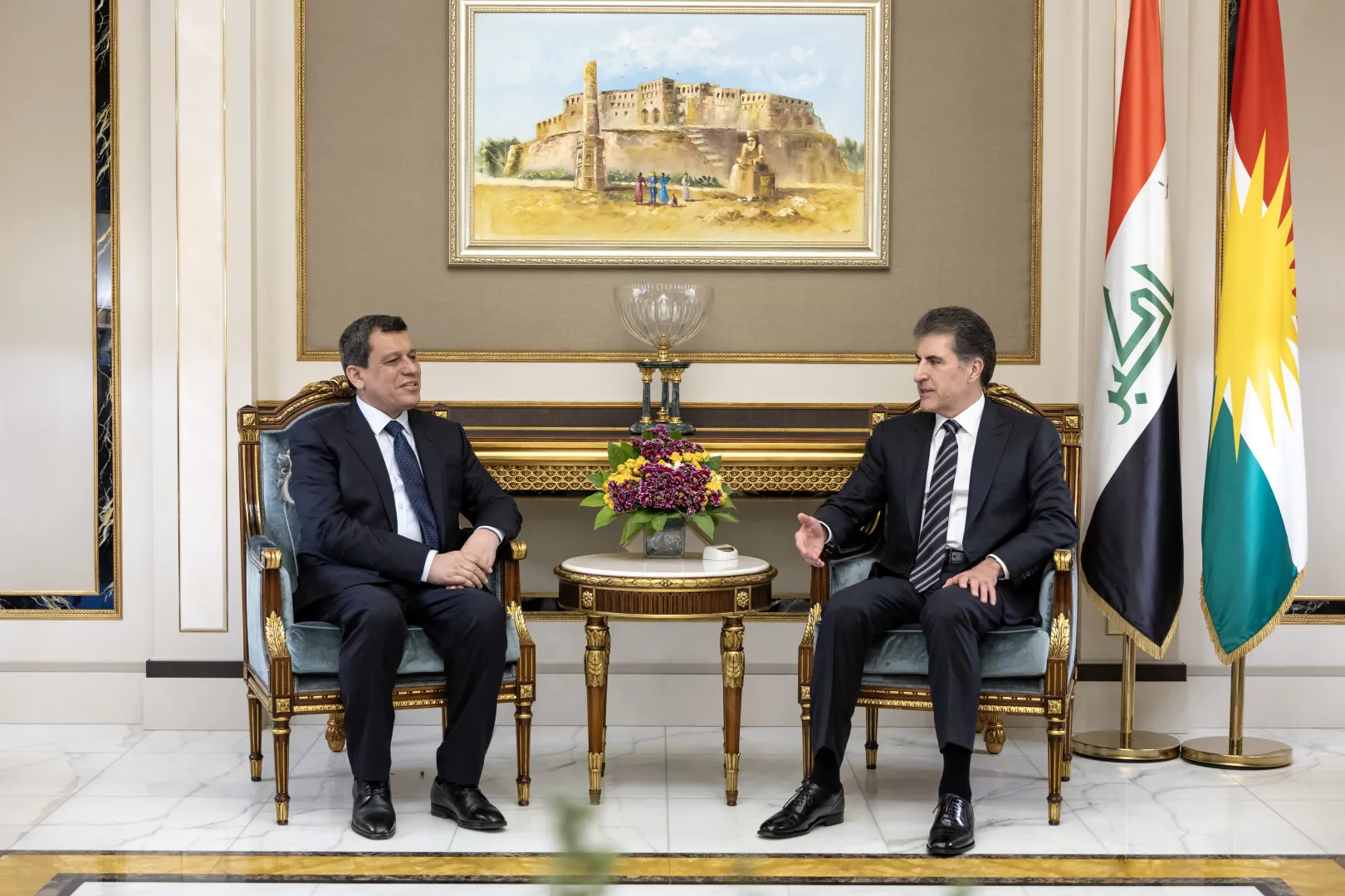 Neçirvan Barzani ile Mazlum Abdi'den "Kürt birliğine" vurgu
