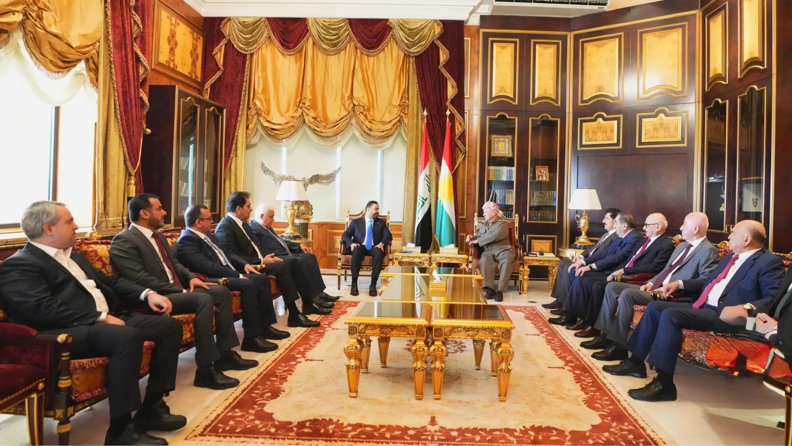 Mesud Barzani ve Ali Zeydi görüştü
