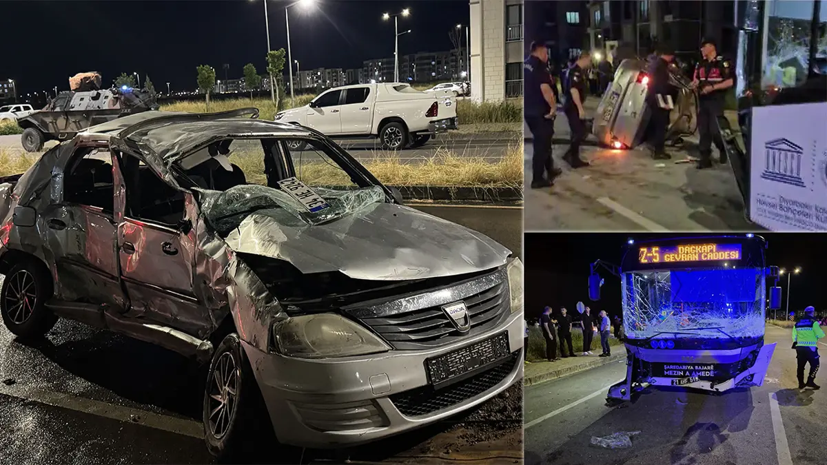 Diyarbakır'da feci kaza! 2 ölü, 3'ü ağır 5 yaralı