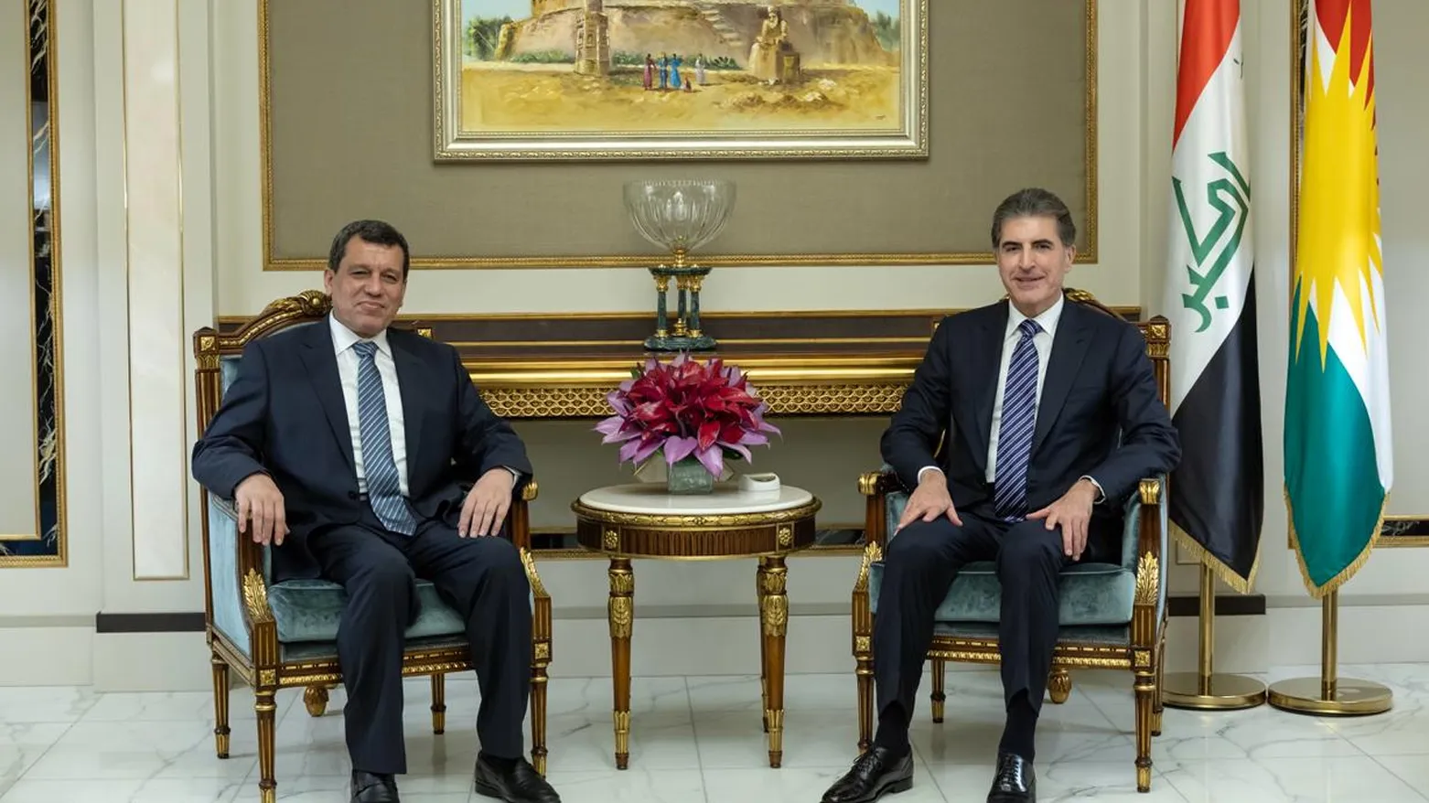 Neçirvan Barzani ve Mazlum Abdi bir araya geldi